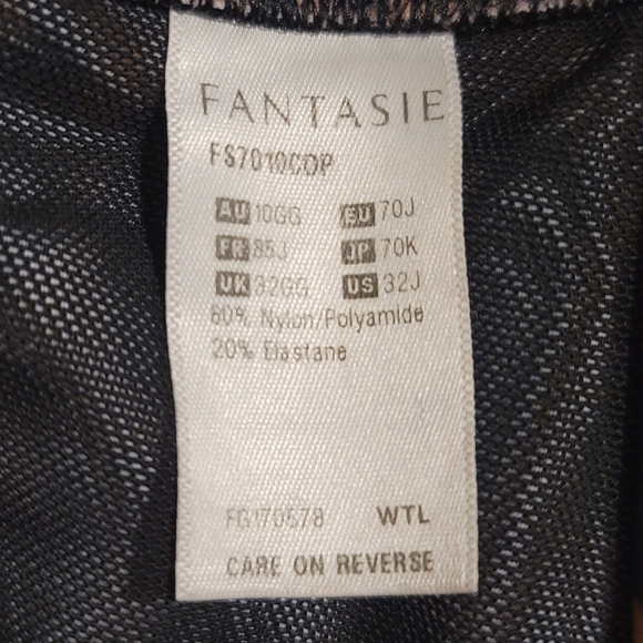 Fantasie Kotu Full Cup Bikini Top - Sz 32J US - Picture 9 of 11